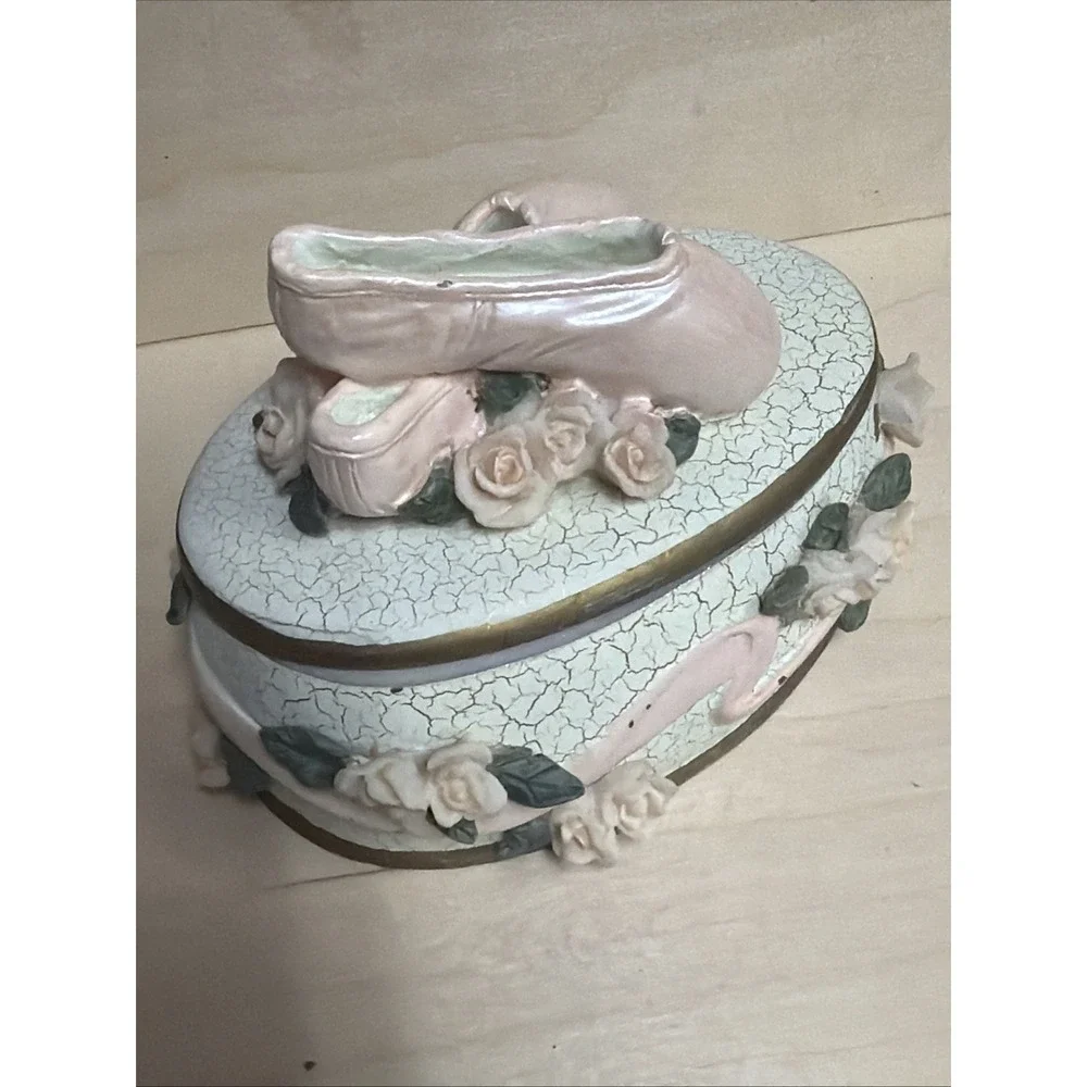 Dezine Trinket Box Hand Painted Ballet Tribket Box